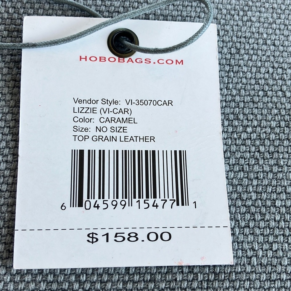 Hobo top grain caramel leather MSRP $158 Lizzie ( minor flaws) clutch/ handbag - Picture 4 of 13